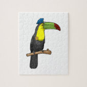 Toucan als Polizeibeamte Puzzle (Vertikal)