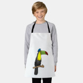 Toucan als Polizeibeamte Schürze (Getragen)