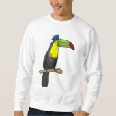 Toucan als Polizeibeamte Sweatshirt (Vorderseite)