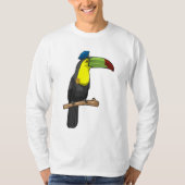 Toucan als Polizeibeamte T-Shirt (Vorderseite)