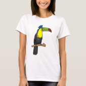 Toucan als Polizeibeamte T-Shirt (Vorderseite)