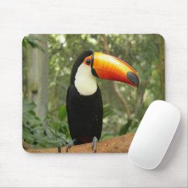 Toucan am Baumzweig Mousepad