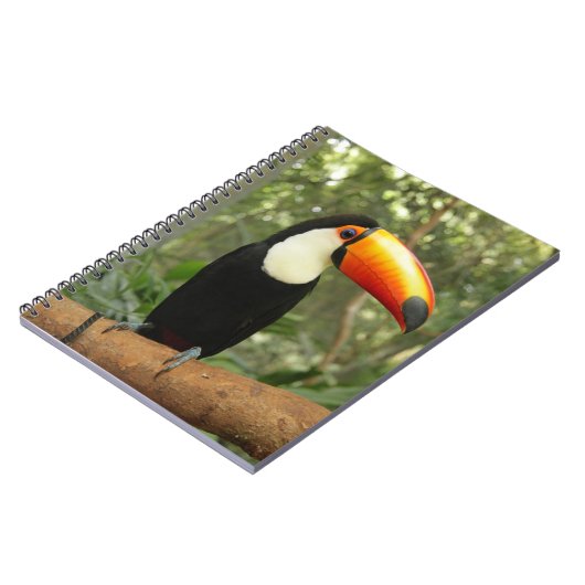 Toucan am Baumzweig Notizblock (Linke Seite)