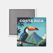 Toucan at Arenal Volcano Costra Rica Travel Magnet (Vorderseite/Rückseite)