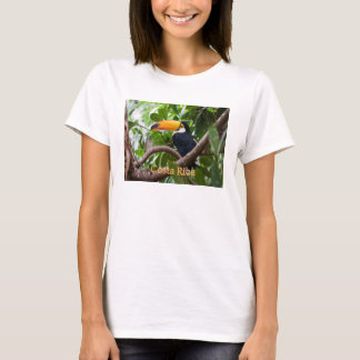 Toucan auf Niederlassungs-Vogel-Costa Rica T - T-Shirt