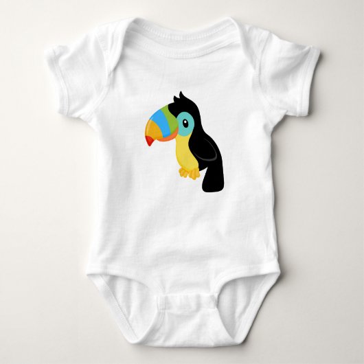 Toucan Baby-Jersey-Bodysuit Baby Strampler (Vorderseite)