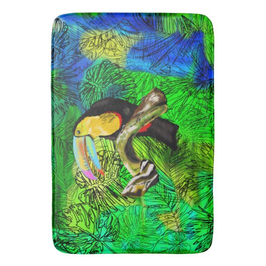 Toucan Badematte (Vorderseite Vertikal)