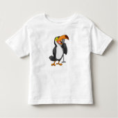 Toucan bei Musik mit Mikrofon Kleinkind T-shirt (Vorderseite)