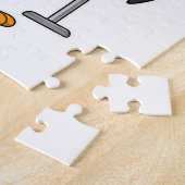 Toucan bei Musik mit Mikrofon Puzzle (Seite)