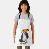 Toucan bei Musik mit Mikrofon Schürze (Insitu)