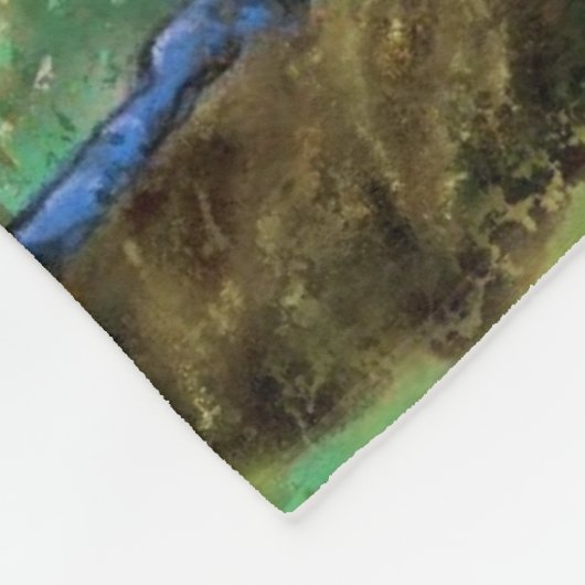 Toucan Bird Baby Fleece Blanket (Ecke)