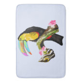 Toucan Bird Bath Mat - Anpassbar Badematte (Vorderseite Vertikal)
