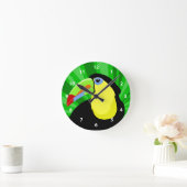Toucan Bird Clocks Runde Wanduhr (Zuhause)