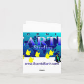 Toucan Bird Exotic Jungle Art Note Card Karte (Rückseite)