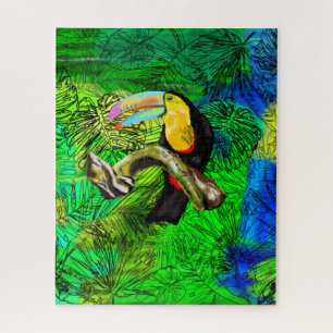 Toucan Bird - Exotic - Zeichnend Puzzle