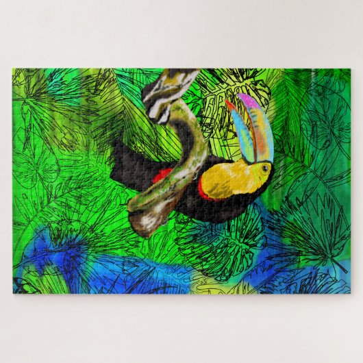 Toucan Bird Jigsaw Puzzle Toco (Horizontal)