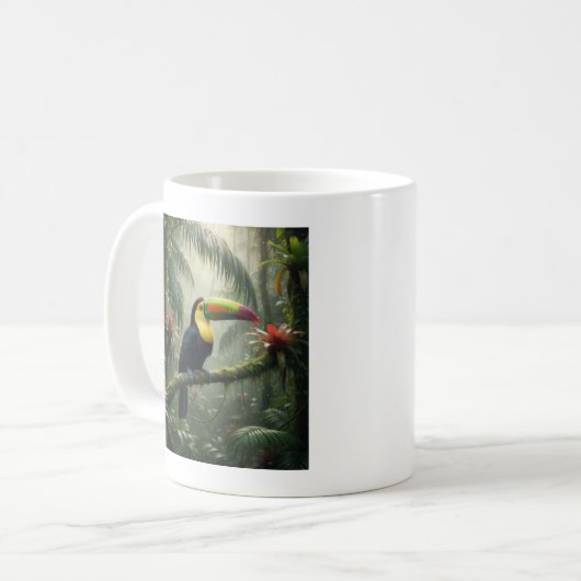 Toucan Bird Kaffeetasse (Vorderseite Links)