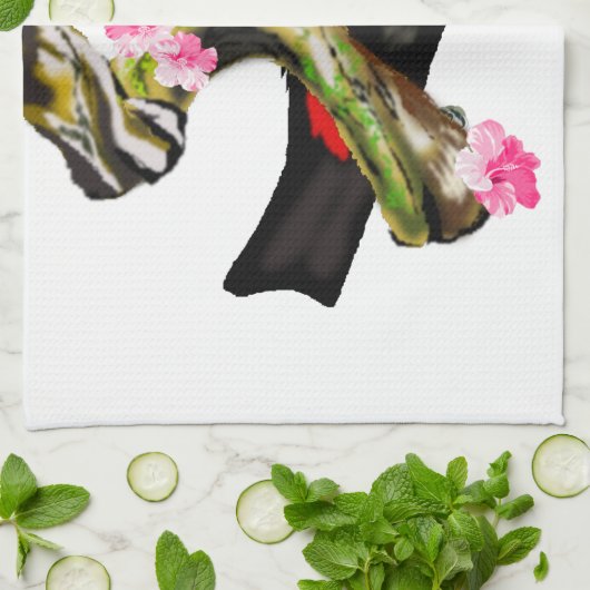 Toucan Bird Kitchtuch Toco Geschirrtuch (Gefaltet)