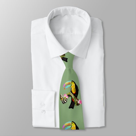 Toucan Bird Neck Tie - Ihre Farben Krawatte (Gebunden)