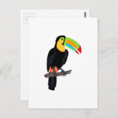 TOUCAN BIRD POSTKARTE (Vorne/Hinten)
