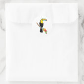 Toucan Bird Runder Aufkleber (Tasche)