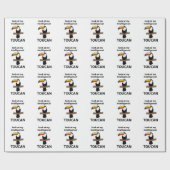 Toucan Bird Tropical Funny Geschenkpapier (Flach)