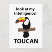 Toucan Bird Tropical Funny Postkarte (Vorderseite)