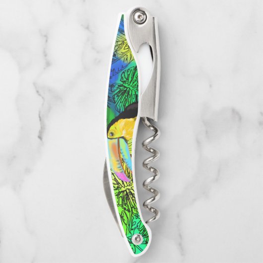Toucan Bird Waiter's Corkschraube Toco Kellnermesser (Rückseite)