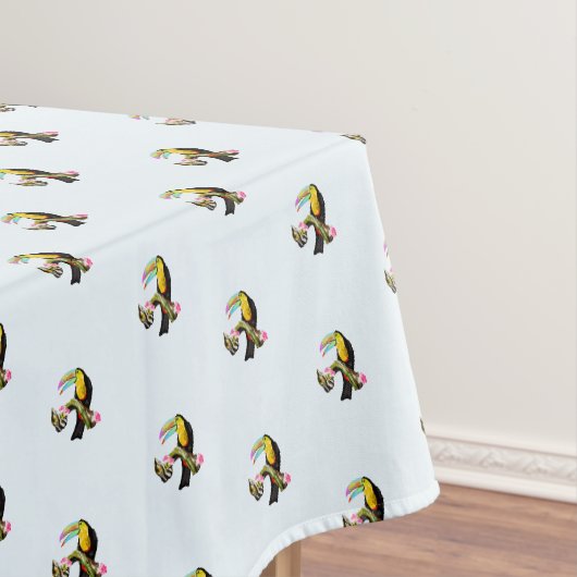 Toucan Birds Tablecloth - Anpassbar Tischdecke (Beispiel)