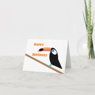 Toucan Birthday Card Karte