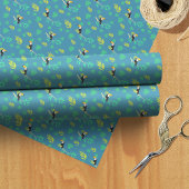 Toucan Blue und Green Tropenwald Geschenkpapier