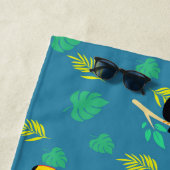 Toucan Blue und Green Tropenwald Strandtuch (Beispiel)
