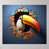 Toucan Breout Print Poster Artwork Mural (Vorne)