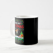 Toucan Christmas Santa Hat Pajama Shirt - Toucan L Kaffeetasse (Vorderseite Links)