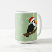 Toucan Christmas Snowflakes Kaffeetasse (VorderseiteRechts)