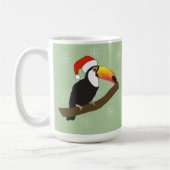 Toucan Christmas Snowflakes Kaffeetasse (Links)