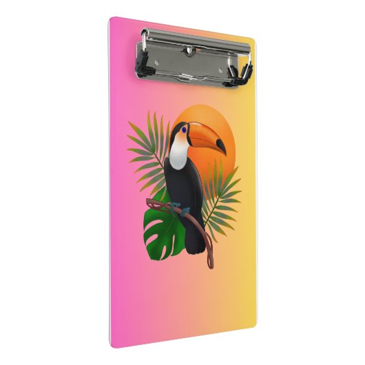 Toucan Clipboard Mini Klemmbrett (Schrägansicht)