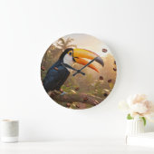 TOUCAN - COFFEE KÖNIGIN GROßE WANDUHR (Zuhause)