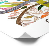 Toucan Costa Rica Design Poster (Ecke)