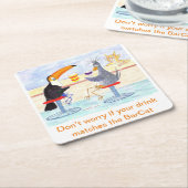 Toucan & Crow Beer Mat Rechteckiger Pappuntersetzer (angewinkelt)