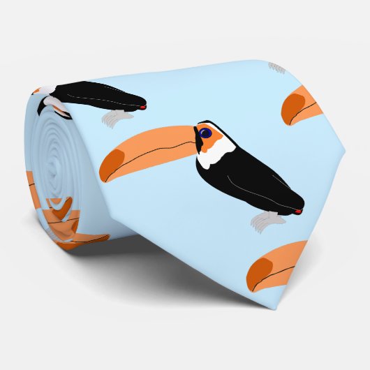 Toucan Design Krawatte (Gerollt)