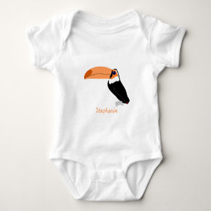 Toucan Design Personalisiert Baby Strampler
