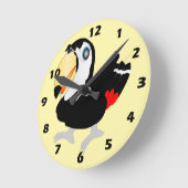Toucan Design Runde Wanduhr (Winkel)