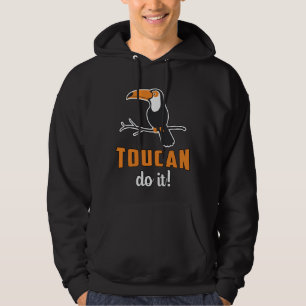 Toucan Do it Bird Watcher Watching Retro Toucans Hoodie