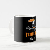 Toucan Do it Bird Watcher Watching Retro Toucans Kaffeetasse (Vorderseite Links)