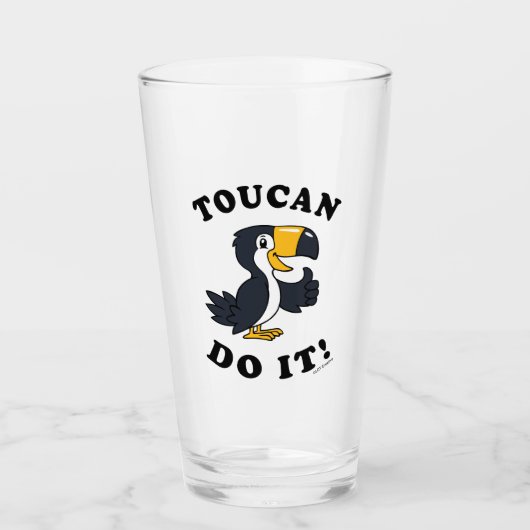 Toucan Do it Glas (Vorderseite)