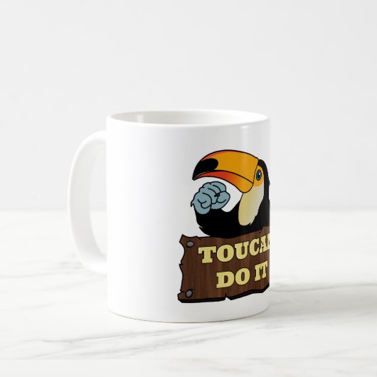 Toucan Do it | Mug Kaffeetasse (Vorderseite Links)