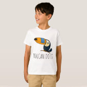 Toucan do it, niedlicher lustiger Touch für Kinder T-Shirt (Vorne ganz)