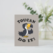 Toucan Do it Postkarte (Stehend Vorderseite)