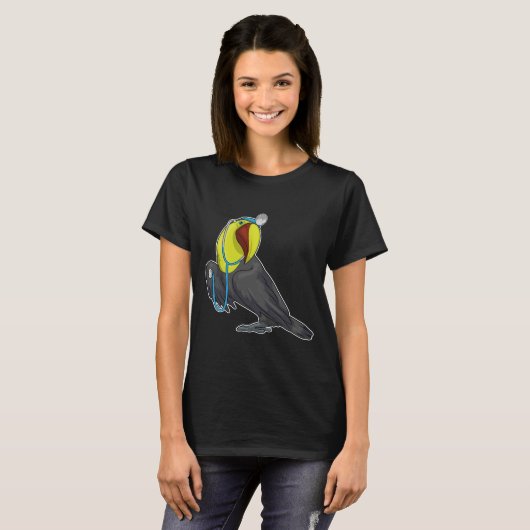 Toucan Doctor Stethoscope T-Shirt (Vorne ganz)